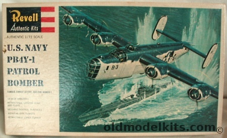 Revell 1/72 PB4Y-1 Patrol Bomber (B-24) - (PB4Y1), H205-200 plastic model kit